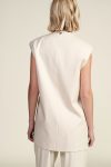 Gilet lungo con chiusura fibbia e tasche Dixie 2