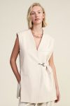 Gilet lungo con chiusura fibbia e tasche Dixie 2