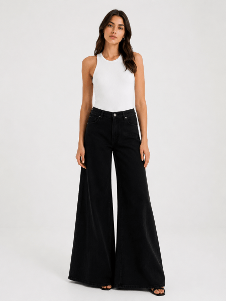 Jeans palazzo SOLOTRE (1)