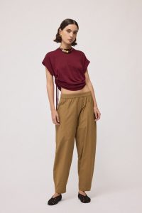 Pantaloni carrot in popeline Ottod’Ame 0 Pantaloni carrot in popeline Ottod’Ame 0