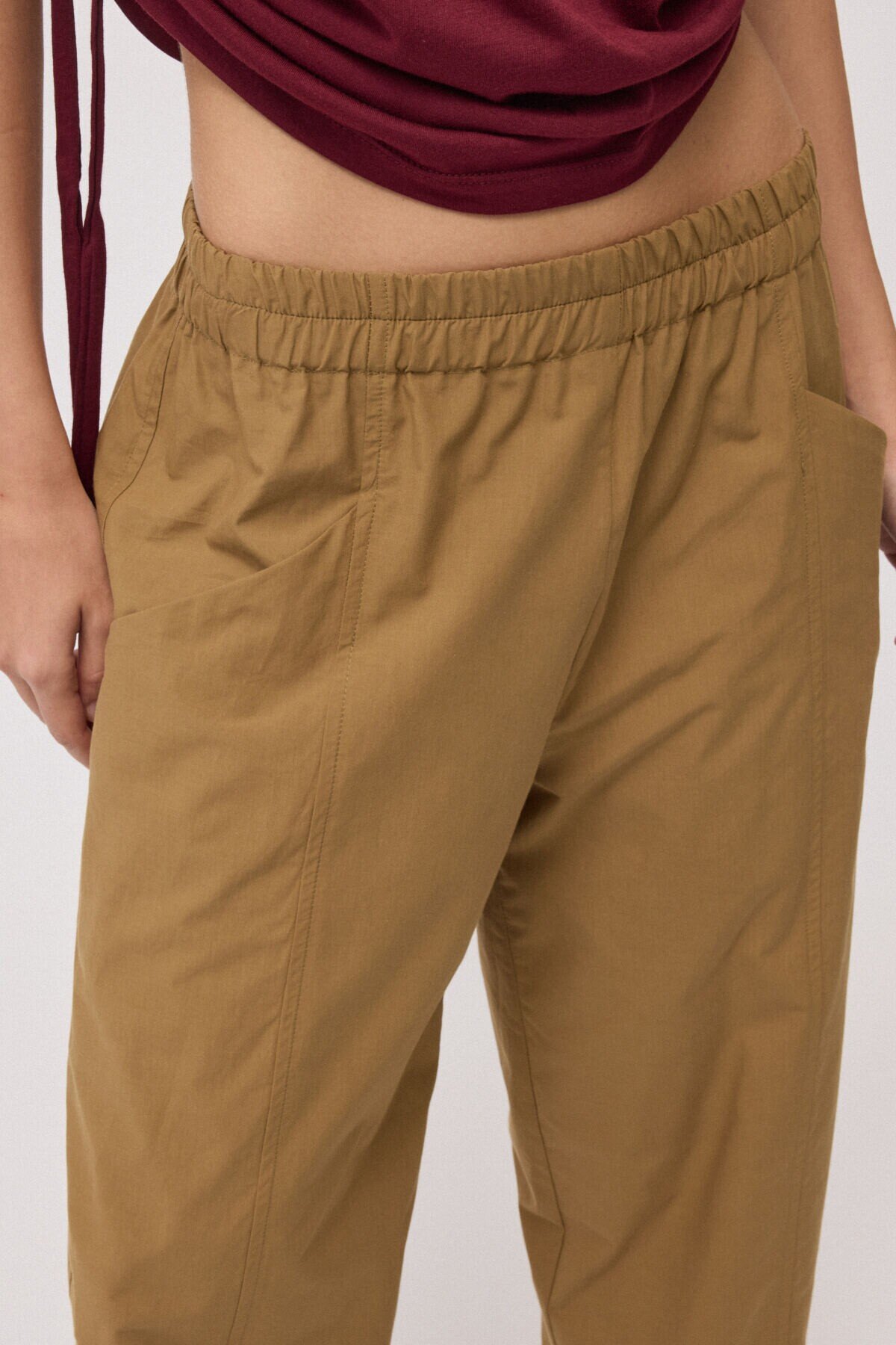 Pantaloni carrot in popeline Ottod’Ame 3 Pantaloni carrot in popeline Ottod’Ame 3