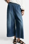 Pantaloni cropped ampi con elastico Please