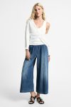 Pantaloni cropped ampi con elastico Please