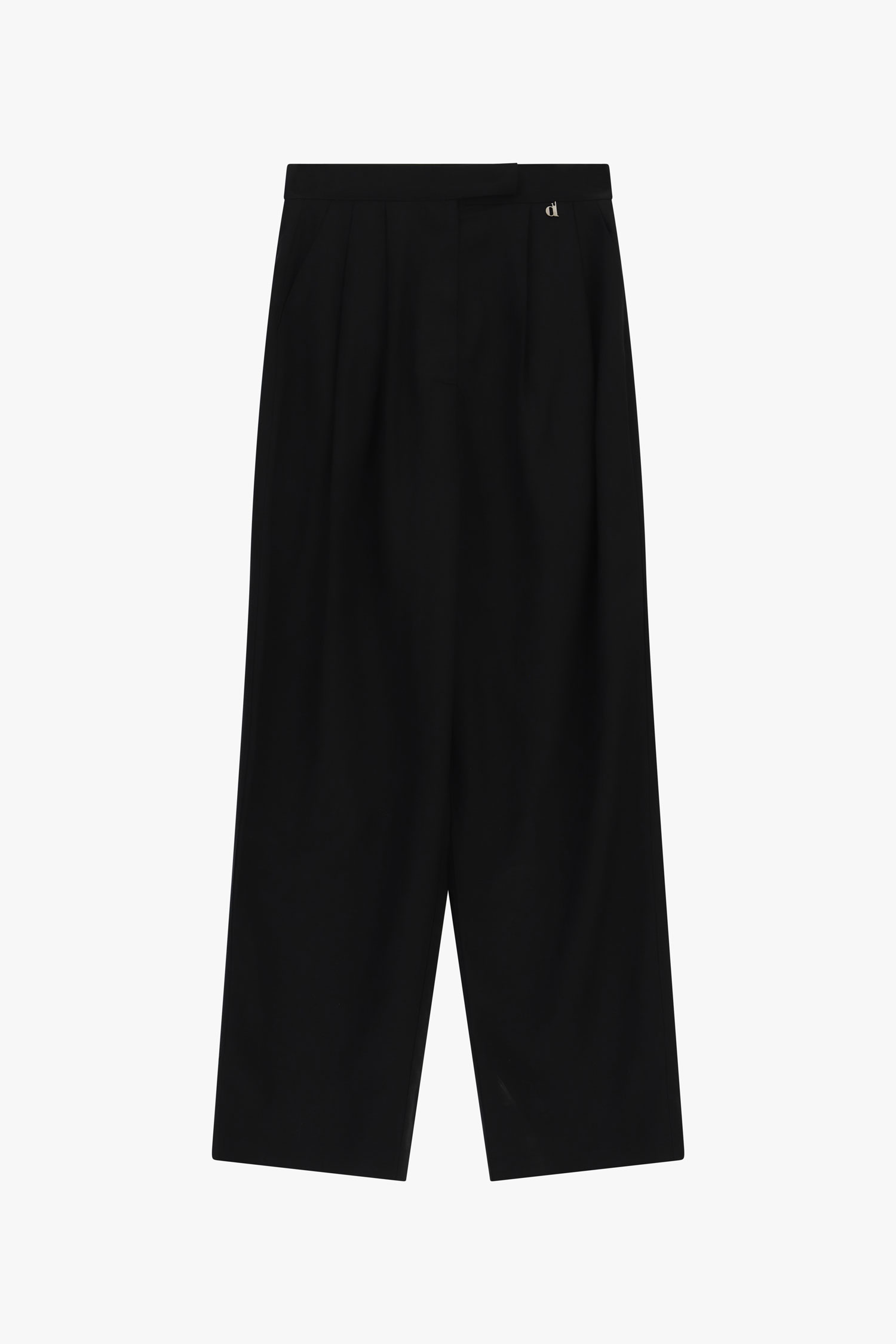 Pantaloni palazzo a vita alta con pinces Dixie Pantaloni palazzo a vita alta con pinces Dixie