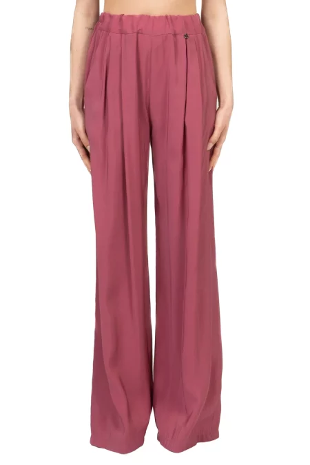 Pantaloni palazzo con elastico Dixie