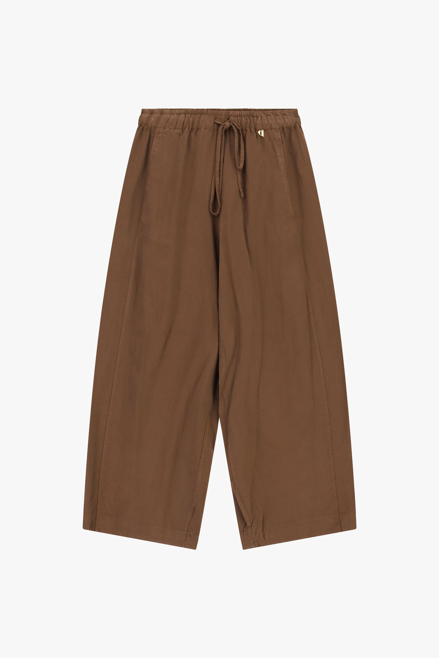 Pantaloni palazzo cropped con elastico Dixie Pantaloni palazzo cropped con elastico Dixie