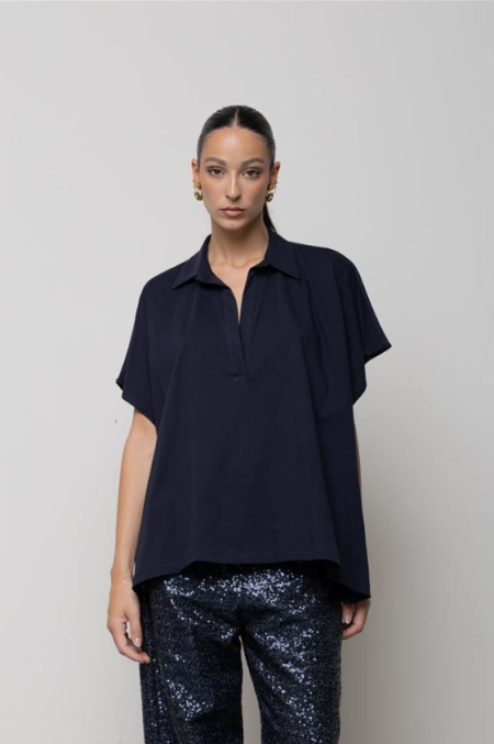 Polo con inserti di mussola ICONA Kaos