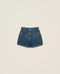 Shorts in jeans con strass Twinset Actitude