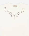 T Shirt con anelli cut out Jijil (1)