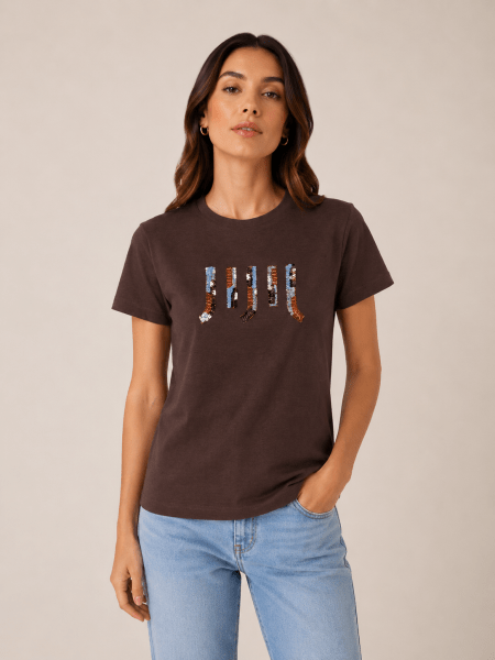 T shirt manica corta con applicazioni JIJIL (1)