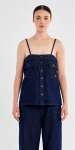 Top a fascia in denim SOLOTRE (2)