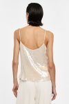 Top bretellina di paillettes Imperial