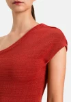 Top mono spalla in maglia Twinset Actitude