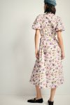 Abito midi floreale con cintura treccia Please 0