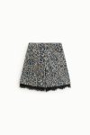 Bermuda animalier con bordo in pizzo Please