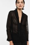 Blazer trasparente regular fit con chiusura IMPERIAL