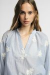 Blusa ampia a righe con motivo floreale Please