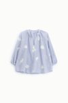 Blusa ampia a righe con motivo floreale Please