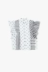 Camicia a pois e righe con maniche ampie Please 1