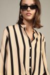 Camicia a righe con maniche 3 4 Dixie