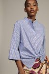 Camicia a righe con nodo frontale Dixie