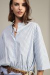 Camicia con nodo frontale in fantasia Dixie0
