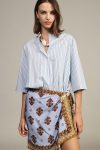 Camicia con nodo frontale in fantasia Dixie0