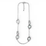 Collana lunga con design circolare forato Mya Accessories