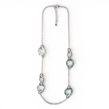 Collana lunga con design circolare forato Mya Accessories
