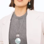 Collana snake con pendente circolare Mya Accessories