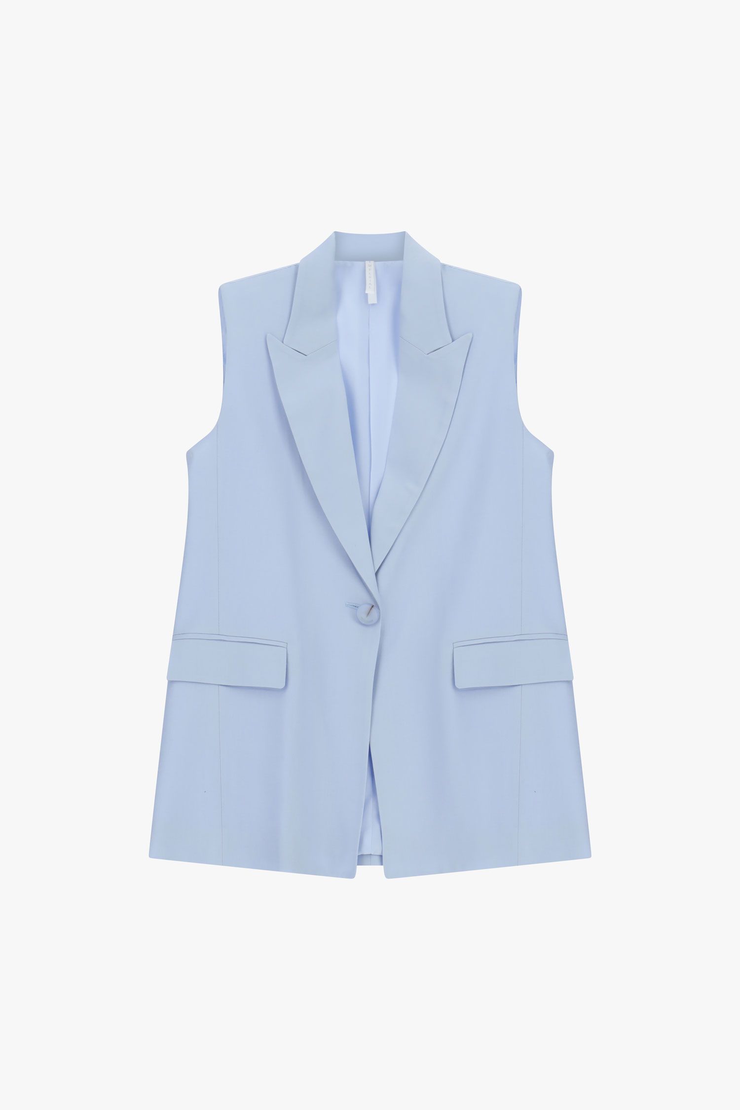 Gilet lungo sartoriale con tasche a filetto IMPERIAL 2 Gilet lungo sartoriale con tasche a filetto IMPERIAL 2