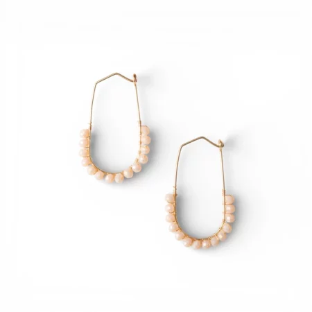 Orecchini a filo pendenti con pietre Mya Accessories