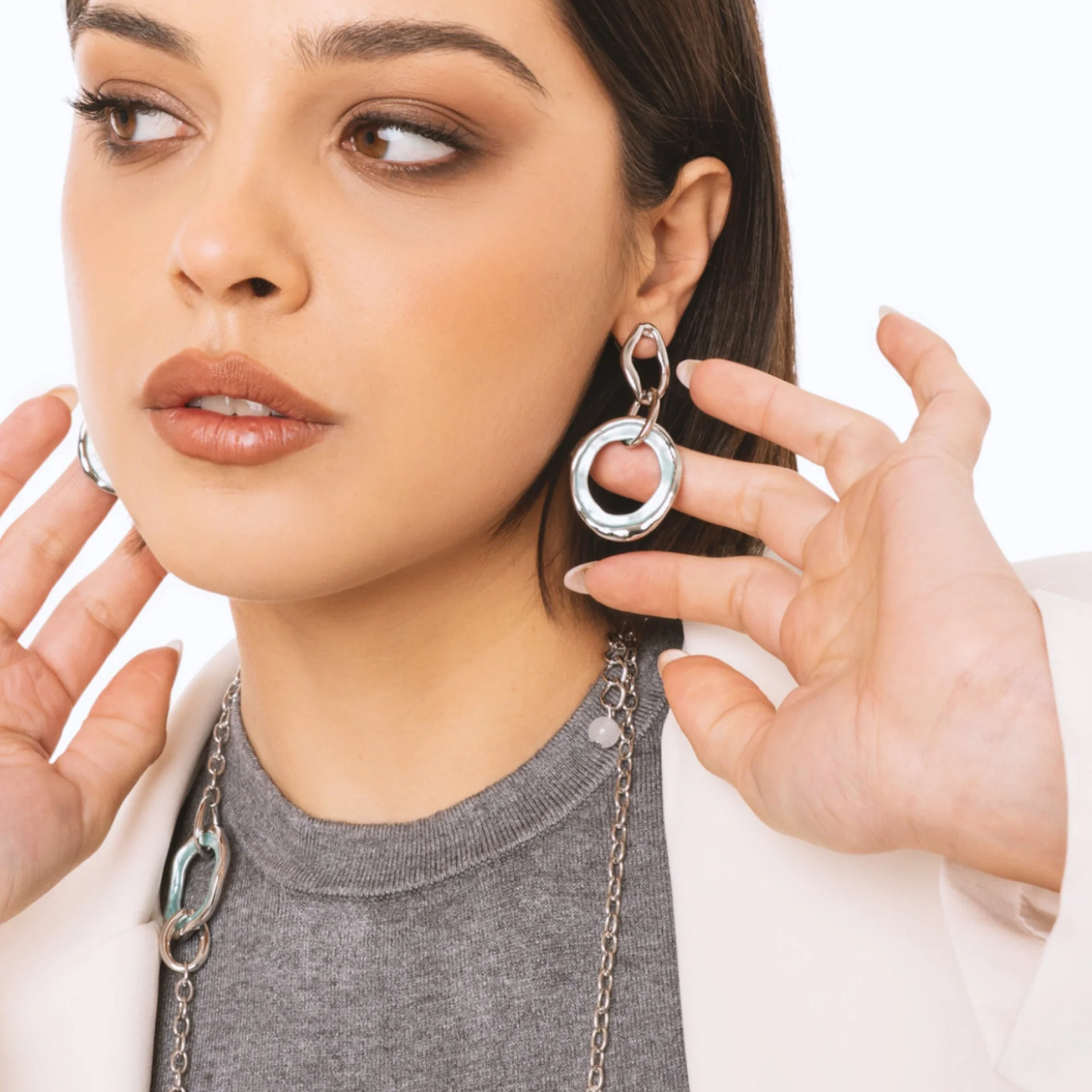 Orecchini pendenti con catena Mya Accessories Orecchini pendenti con catena Mya Accessories