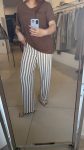 Pantaloni gamba larga a righe GiglioRosso (1)