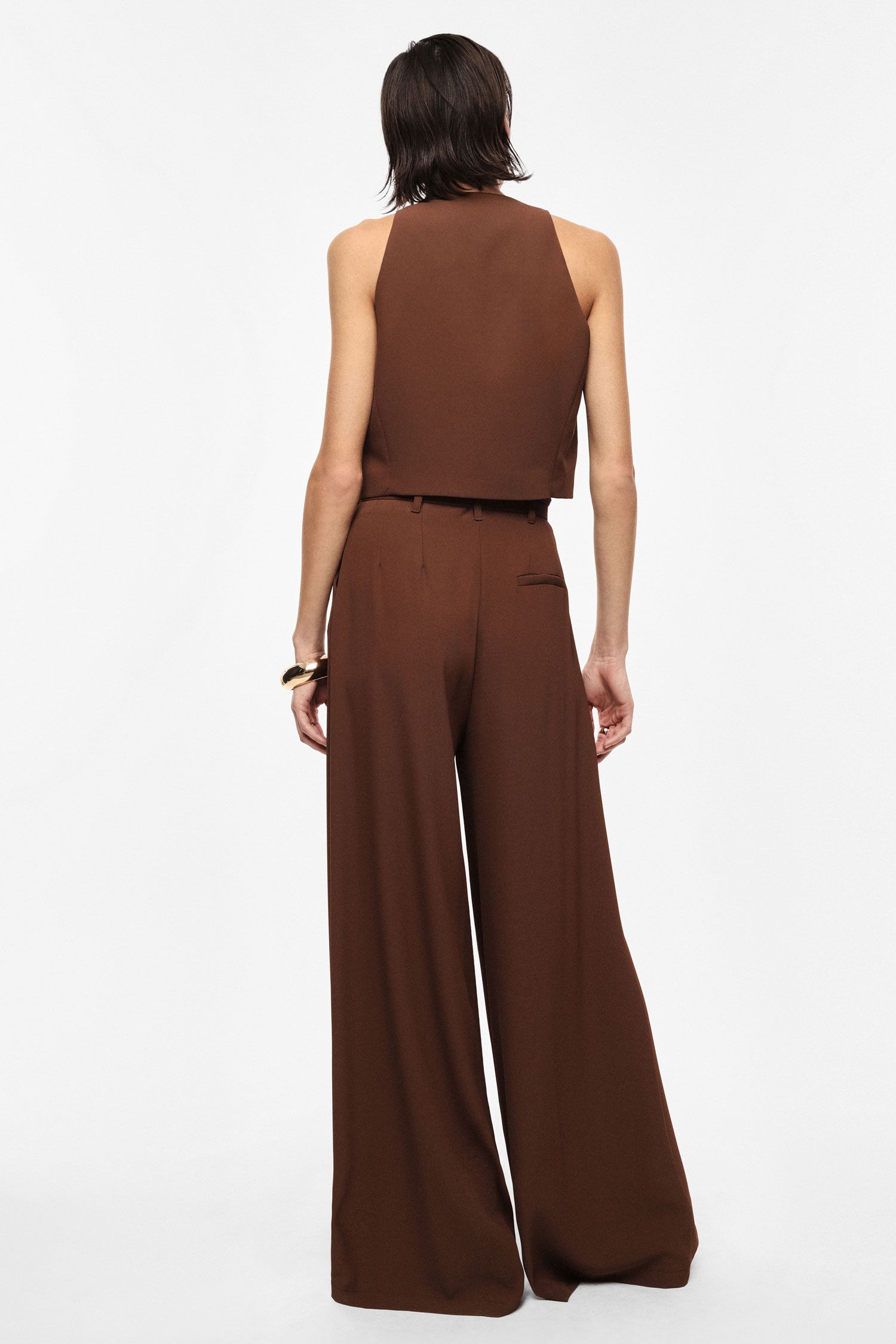 Pantaloni palazzo a vita alta con cinta IMPERIAL 4 Pantaloni palazzo a vita alta con cinta IMPERIAL 4