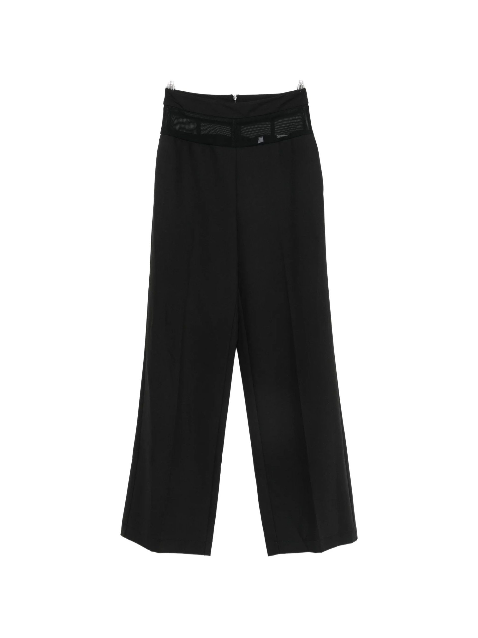 Pantaloni palazzo a vita alta con trasparenza IMPERIAL Pantaloni palazzo a vita alta con trasparenza IMPERIAL