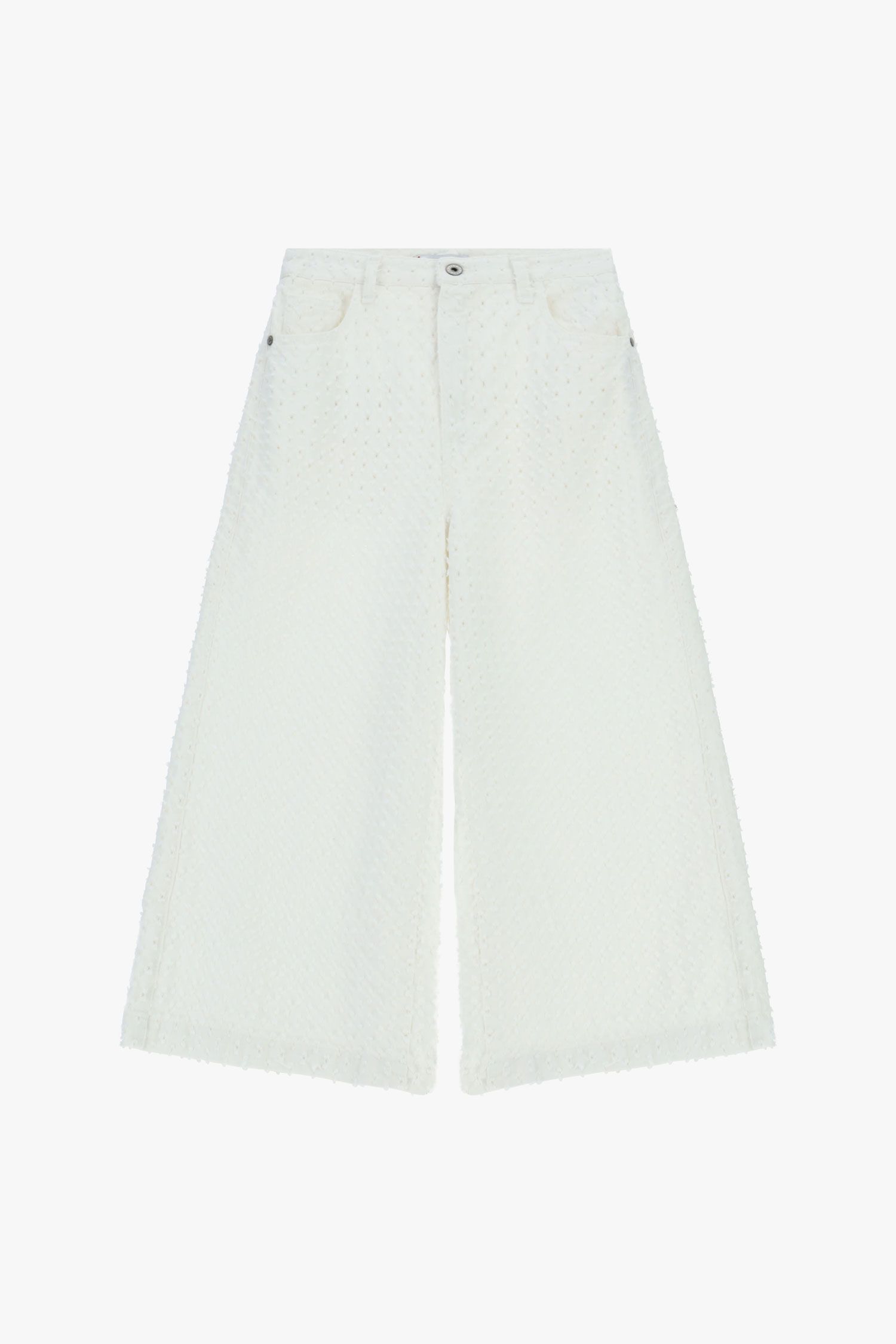 Pantaloni palazzo con texture traforata Please 2 Pantaloni palazzo con texture traforata Please 2