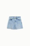 Shorts regular fit in denim con fondo sfrangiato Dixie (3)