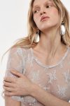 T shirt trasparente ricamata IMPERIAL