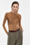Top drappeggiato e scollo asimmetrico IMPERIAL