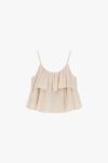 Top in cotone a balze Please 0