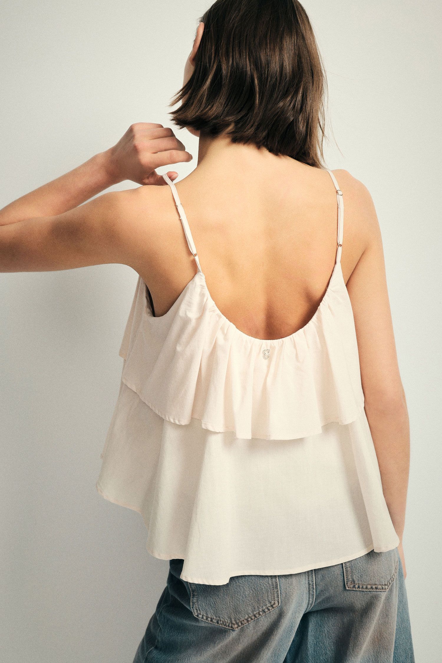 Top in cotone a balze Please 3 Top in cotone a balze Please 3